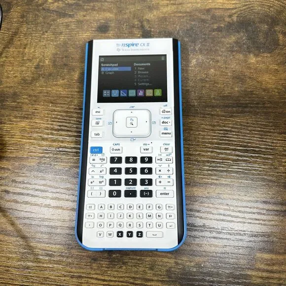 TI-Nspire CX II Texas Instruments Graphing Calculator Math Test Prep Calculator - Picture 1 of 4